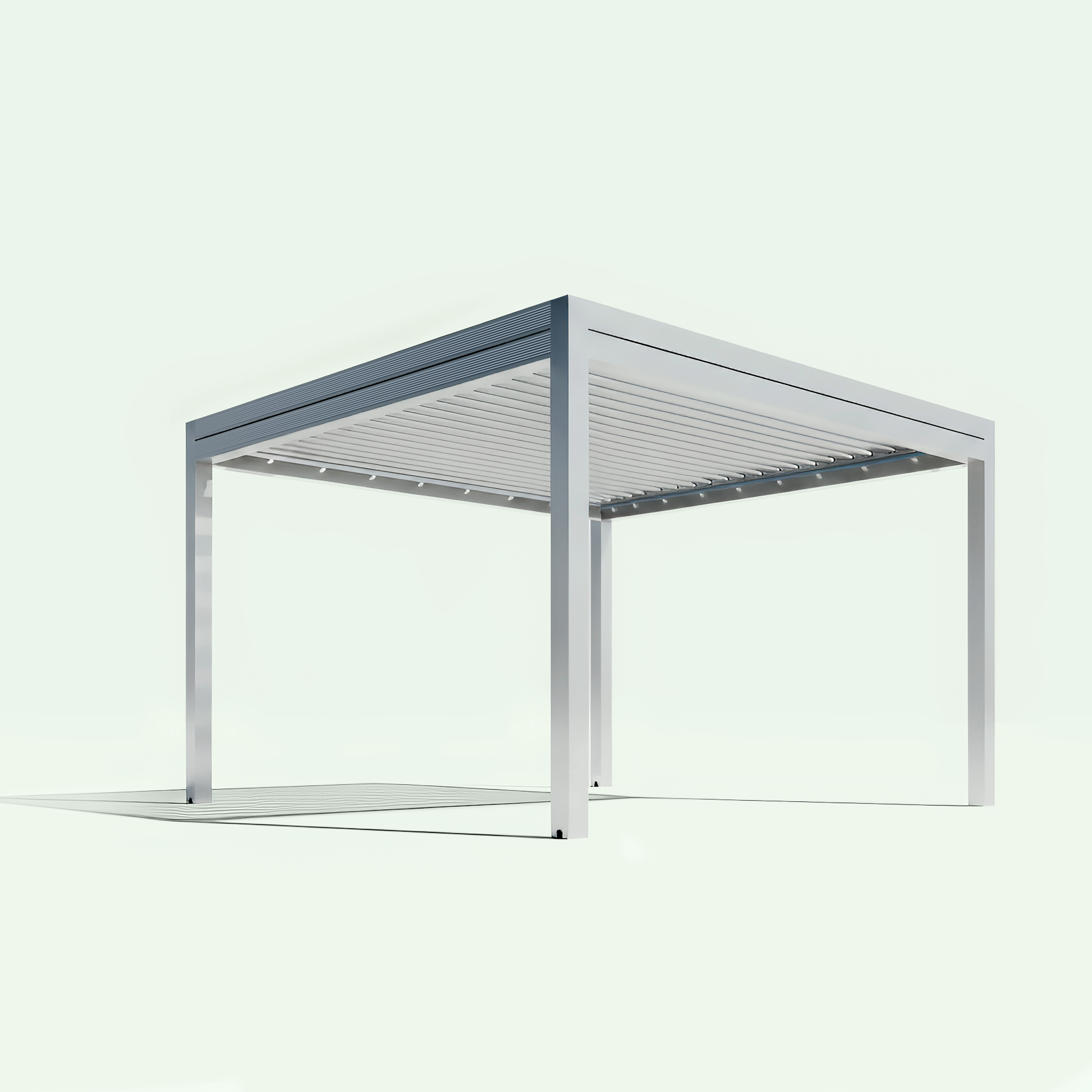 Modern Retractable Louvered Roof