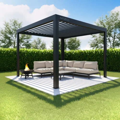 Luxury Retractable Louvered Roof